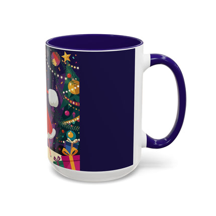 🎄❄️ The Christmas Snowball Dance Colorful Mug – Whimsical Holiday Fashion Fantasy