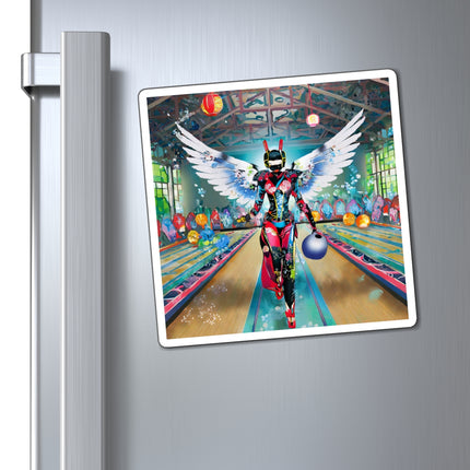 Samurai Robot Angels Magnets (3 Sizes)