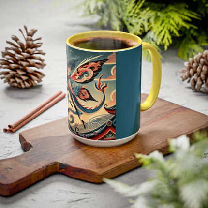 Dragon Fairy of the Temple Colorful Mugs (11oz, 15oz)