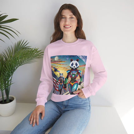 Cyber Punk Robots Unisex Heavy Blend™ Crewneck Sweatshirt