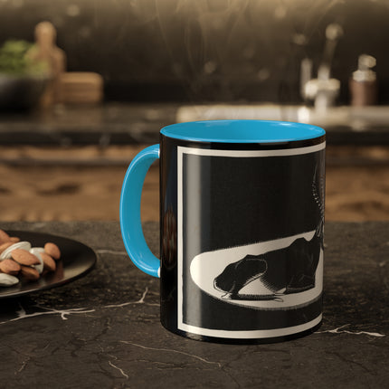 “Goat” (“Blesbok”) by Samuel Jessurun de Mesquita Colorful Mugs, 11oz