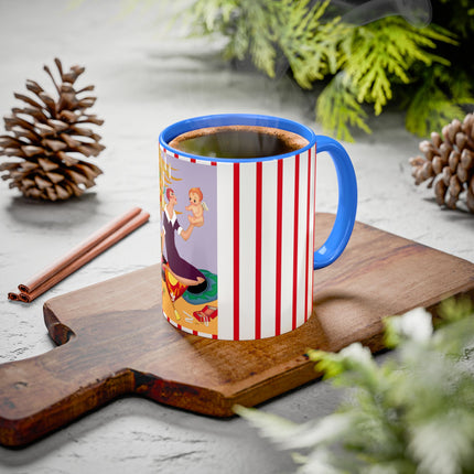 Art Deco Christmas Colorful Mugs (11oz, 15oz)