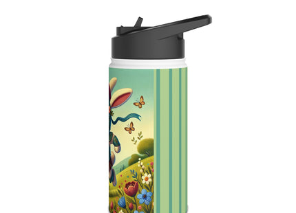Rabbit Gladiator Stainless Steel Water Bottle, Standard Lid