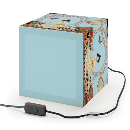 Minuit … ou l’appartement à la mode by George Barbier Light Cube Lamp