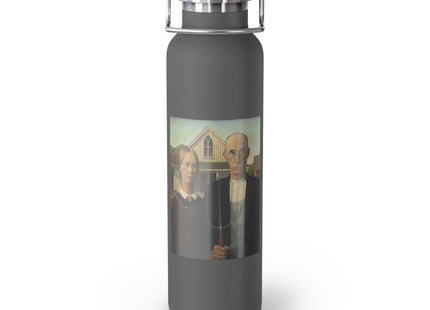 American Gothic by Grant Wood Copper Vacuum Insulated Bottle, 22oz