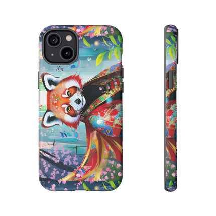 Cybernetic Red Panda Phone Cases