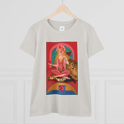 July & Ruby (from the Gem Series) by Sofia Chiostri Women's Midweight Cotton Tee