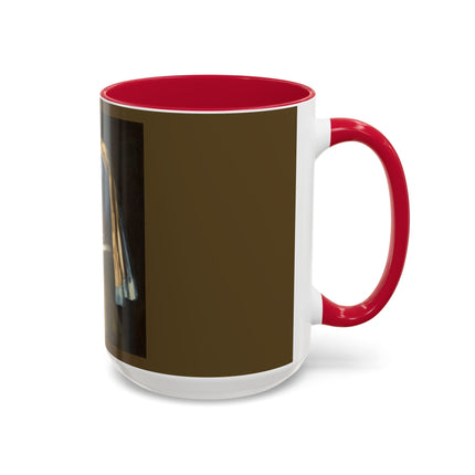 Girl with a Pearl Earring by Johannes Vermeer Colorful Mugs (11oz, 15oz)