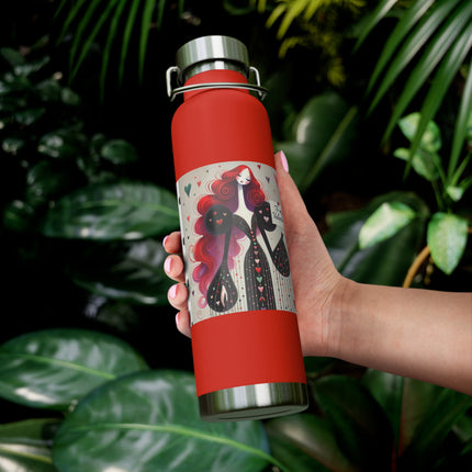To My Valentine Copper Vacuum Insulated Bottle, 22oz