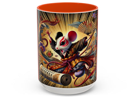 Theatrical Mouse on a Mission Colorful Mugs (11oz, 15oz)