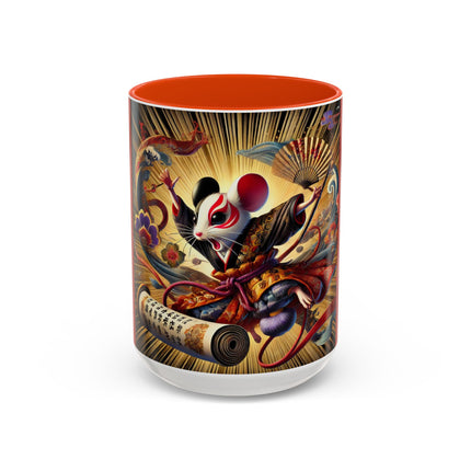 Theatrical Mouse on a Mission Colorful Mugs (11oz, 15oz)