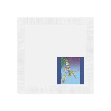 A Fairy's Delight White Coined Napkins