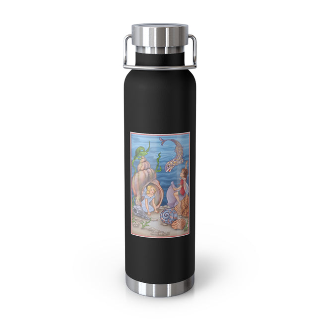 Fairy Whispers of the Sea Copper Vacuum Insulated Bottle, 22 oz