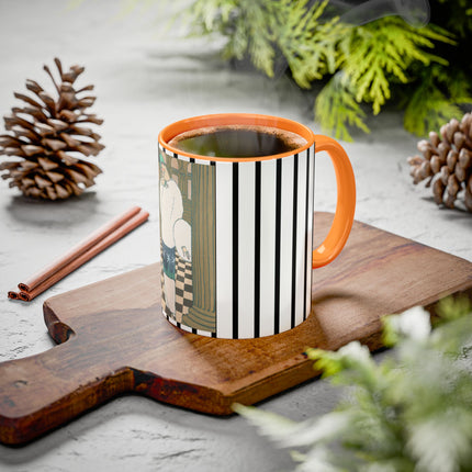 Les Hermines by Georges Lepape Colorful Mugs (11oz, 15oz)