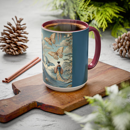 Butterfly Empress Colorful Mug – Graceful Butterflies & Timeless Elegance