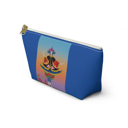 Kabuki Dancer at Twilight Cosmetic Bag – Elegant Performance & Vibrant Fantasy