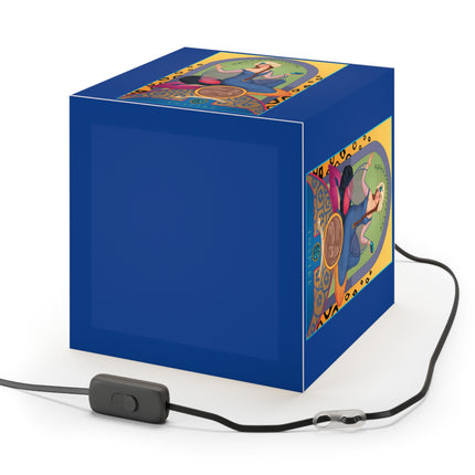 December & Tanzanite Zodiac Light Cube Lamp