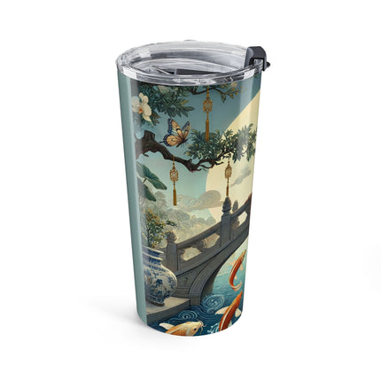 Moonlit Bridge Gentleman Tumbler 20oz – Imperial Serenity & Moonlit Harmony