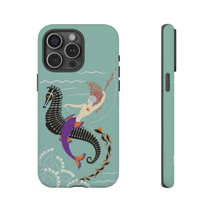 Mermaid on Seahorse Phone Case – Mythic Ocean Grace