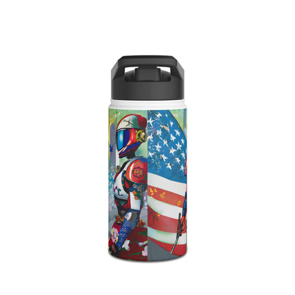 Fashion Cyberpunk CIA Robots Stainless Steel Water Bottle