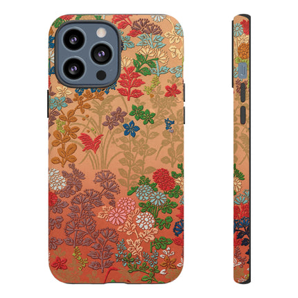 Ornamental Japanese Flower Pattern Phone Cases