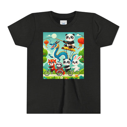 Rolling Along Together Youth Short Sleeve Tee
