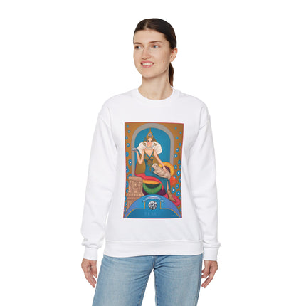 April & Diamond (from the Gem Series) by Sofia Chiostri Heavy Blend™ Crewneck Sweatshirt