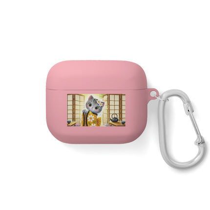 Playful Kitten in the Tea Room AirPods and AirPods Pro Case