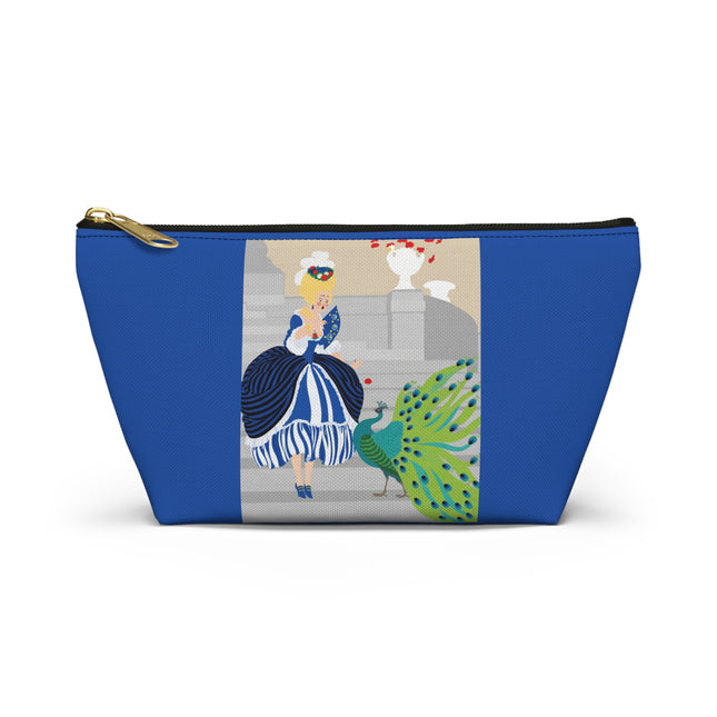 Peacock Courtesan Cosmetic Bag – Whimsical Elegance & Royal Splendor