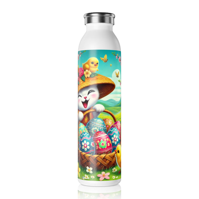 Geisha Kitten’s Easter Delight Slim Water Bottle