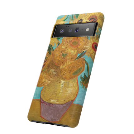 Vase with Twelve Sunflowers by Vincent Van Gogh Phone Cases