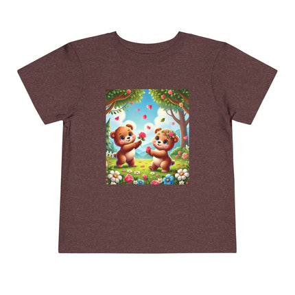 Teddy Bear Friendship Toddler Short Sleeve Tee