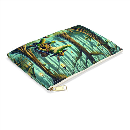 Swamp Stalker Accessory Pouch – Stealthy Predator & Misty Mystery