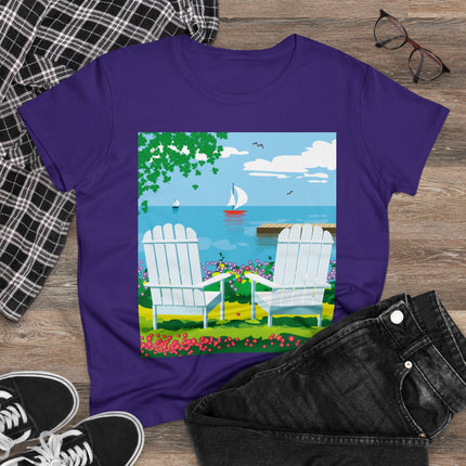 Tranquil Retreat Women's Midweight Cotton Tee