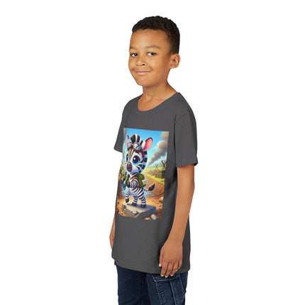 Zebra Lookout Youth Short Sleeve Tee