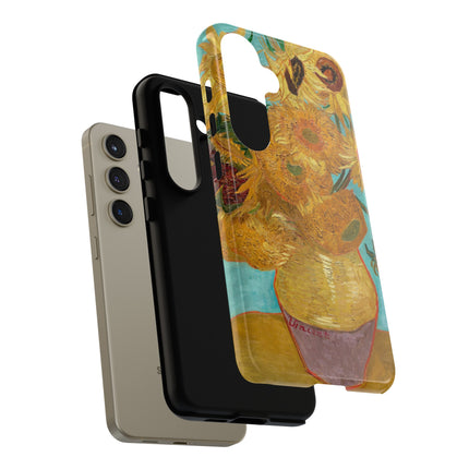 Vase with Twelve Sunflowers by Vincent Van Gogh Phone Cases