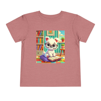 Little Scholar Pup Toddler Short Sleeve Tee