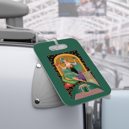 May & Emerald (from the Gem Series) by Sofia Chiostri Luggage Tags - Rectangle & Round