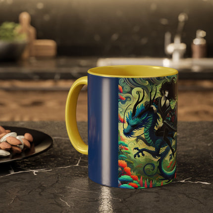 Mystic Guardian of the Sky Light Colorful Mugs (11oz, 15oz)