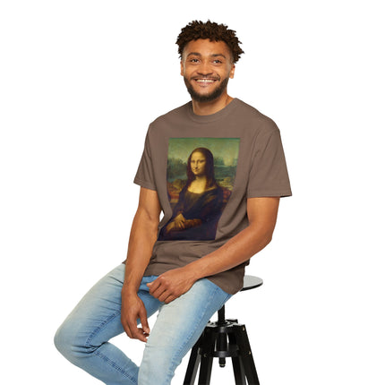 Mona Lisa by Leonardo da Vinci Unisex Garment-Dyed T-shirt