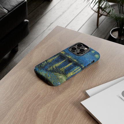 Starry Night Over the Rhone by Vincent Van Gogh Phone Cases