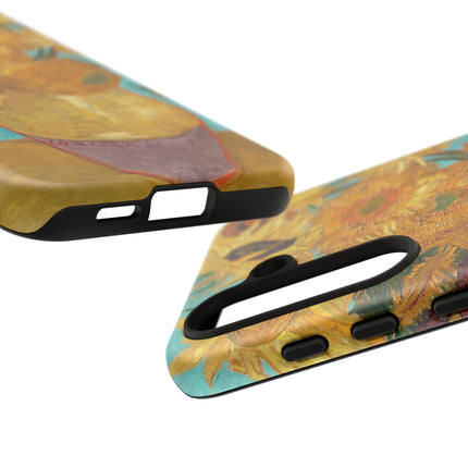 Vase with Twelve Sunflowers by Vincent Van Gogh Phone Cases