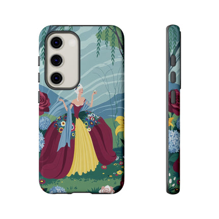 🌹🌿 The Willow Garden Promenade Phone Case – Art Deco Floral Elegance