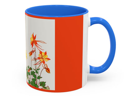 Aquilegia Flowers by Tanigami Kônan Colorful Mugs (11oz, 15oz)