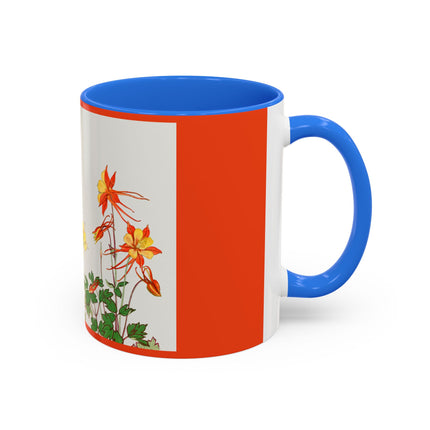 Aquilegia Flowers by Tanigami Kônan Colorful Mugs (11oz, 15oz)