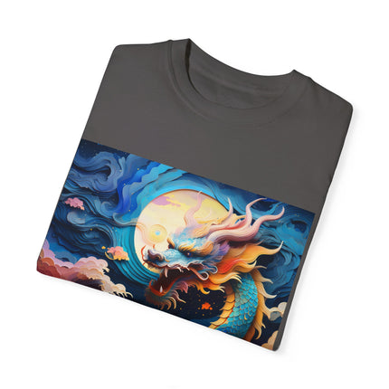 A Dragon's Ascent Unisex Garment-Dyed T-shirt