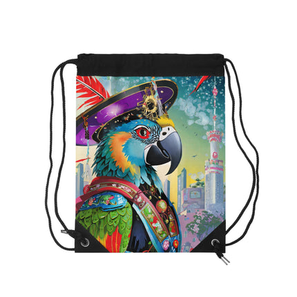 Tech Plumes Drawstring Bag