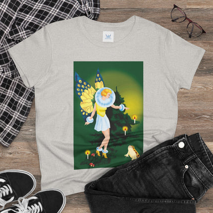 The Enchanted Encounter Women's Midweight Cotton Tee
