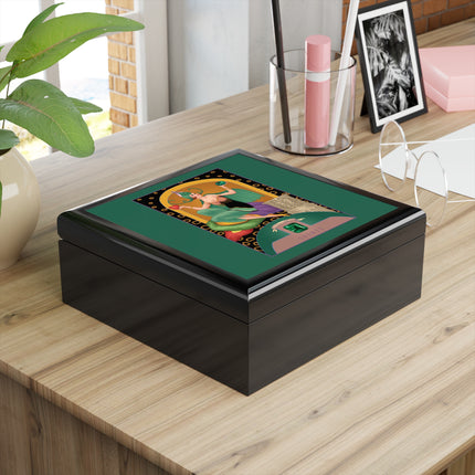 May & Emerald (from the Gem Series) by Sofia Chiostri Jewelry Box