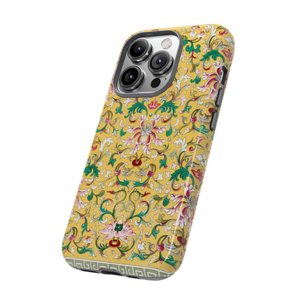 Yellow Botanical Pattern by Owen Jones Phone Cases